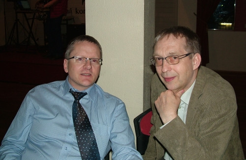 Gústi og Gunnar í góðum gír