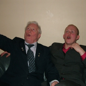 Ingvi Rafn og Maggi Fel í góðum gír