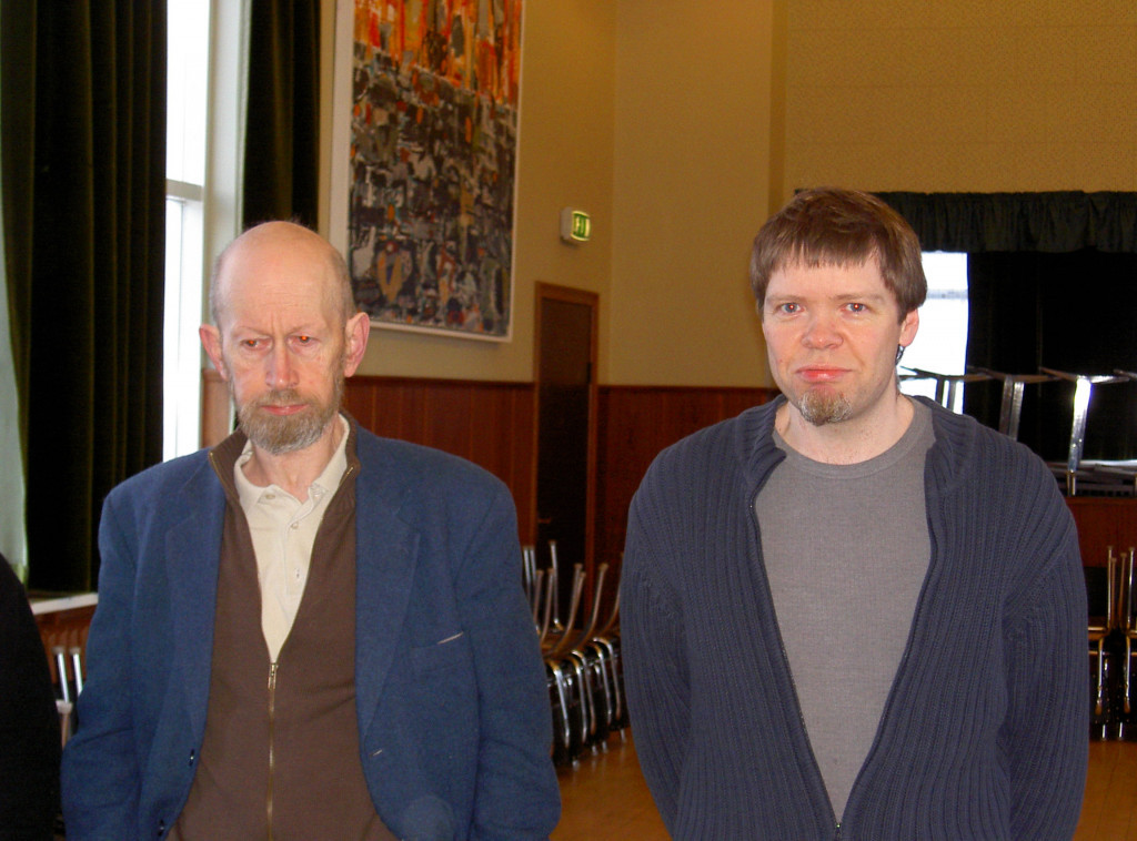 Double bass. Jóhannes Gísla og Siggi Kristins