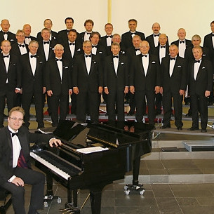 Karlakór Akureyrar-Geysir á vortónleikum í Glerárkirkju, 2008