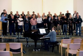 KAG á æfingu í Glerárkirkju