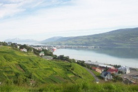 Akureyri á fögrum sumardegi. Mynd: www.akureyri.is