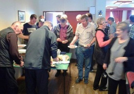 Vel tekið á því í hádeginu