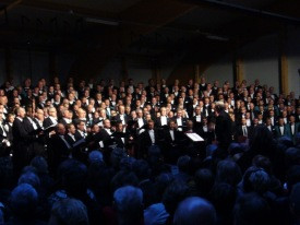 Frá Kötlumóti á Flúðum 2010. Þar var KAG gestakór.