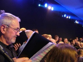 Karlarnir einbeittir á lokaæfingunni