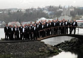 Flottir í smóking! Mynd Kristjana Agnarsdóttir.