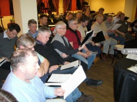 Einbeittir á æfingu!