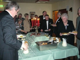 Hlaðborðinu gerð góð skil