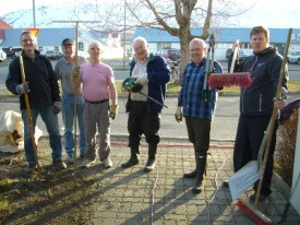 Galvaskir garðverkamenn!